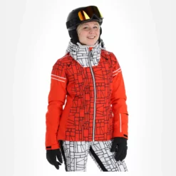CMP, 31W0076 Ski-jas Dames Grenadine Rood -XUEFENG EXTREME OUTFIT cmp 31w0076 aa jas gevoerd dames grenadine rood 22cmpxx119v1 BI 04 1