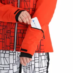 CMP, 31W0076 Ski-jas Dames Grenadine Rood -XUEFENG EXTREME OUTFIT cmp 31w0076 aa jas gevoerd dames grenadine rood 22cmpxx119v1 BI 08 1