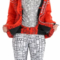 CMP, 31W0076 Ski-jas Dames Grenadine Rood -XUEFENG EXTREME OUTFIT cmp 31w0076 aa jas gevoerd dames grenadine rood 22cmpxx119v1 BI 09 1