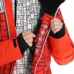 CMP, 31W0076 Ski-jas Dames Grenadine Rood -XUEFENG EXTREME OUTFIT cmp 31w0076 aa jas gevoerd dames grenadine rood 22cmpxx119v1 BI 11 1