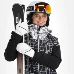 CMP, 31W0076 Ski-jas Dames Wit, Zwart -XUEFENG EXTREME OUTFIT cmp 31w0076 aa jas gevoerd dames wit zwart 22cmpxx119v2 BI 05