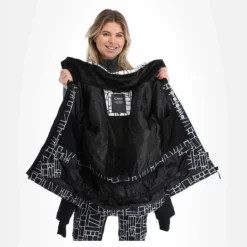 CMP, 31W0076 Ski-jas Dames Wit, Zwart -XUEFENG EXTREME OUTFIT cmp 31w0076 aa jas gevoerd dames wit zwart 22cmpxx119v2 BI 06