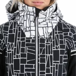 CMP, 31W0076 Ski-jas Dames Wit, Zwart -XUEFENG EXTREME OUTFIT cmp 31w0076 aa jas gevoerd dames wit zwart 22cmpxx119v2 BI 10