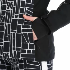 CMP, 31W0076 Ski-jas Dames Wit, Zwart -XUEFENG EXTREME OUTFIT cmp 31w0076 aa jas gevoerd dames wit zwart 22cmpxx119v2 BI 11