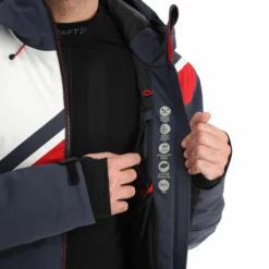 CMP, 31W0097 Ski-jas Heren Titanio Grijs -XUEFENG EXTREME OUTFIT cmp 31w0097 aa jas gevoerd heren titanio grijs 22cmpxx120v3 BI 08