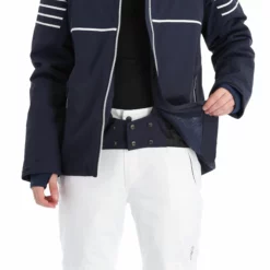 CMP, 31W0117 Ski-jas Heren Blauw -XUEFENG EXTREME OUTFIT cmp 31w0117 aa jas gevoerd heren blauw 22cmpxx121v3 BI 09