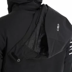 CMP, 31W0117 Ski-jas Heren Zwart -XUEFENG EXTREME OUTFIT cmp 31w0117 aa jas gevoerd heren zwart 22cmpxx121v2 BI 12
