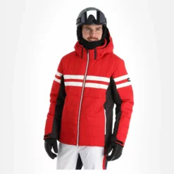 CMP, 31W0137 Ski-jas Heren Ferrari Rood -XUEFENG EXTREME OUTFIT cmp 31w0137 aa jas gevoerd heren ferrari rood 22cmpxx123v2 BI 04