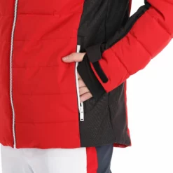 CMP, 31W0137 Ski-jas Heren Ferrari Rood -XUEFENG EXTREME OUTFIT cmp 31w0137 aa jas gevoerd heren ferrari rood 22cmpxx123v2 BI 11