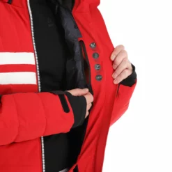 CMP, 31W0137 Ski-jas Heren Ferrari Rood -XUEFENG EXTREME OUTFIT cmp 31w0137 aa jas gevoerd heren ferrari rood 22cmpxx123v2 BI 12