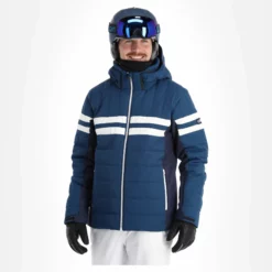 CMP, 31W0137 Ski-jas Heren Marine Blauw -XUEFENG EXTREME OUTFIT cmp 31w0137 aa jas gevoerd heren marine blauw 22cmpxx123v4 BI 04
