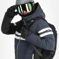 CMP, 31W0137 Ski-jas Heren Titanio Grijs -XUEFENG EXTREME OUTFIT cmp 31w0137 aa jas gevoerd heren titanio grijs 22cmpxx123v3 BI 05