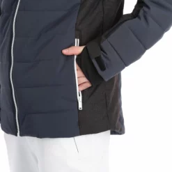 CMP, 31W0137 Ski-jas Heren Titanio Grijs -XUEFENG EXTREME OUTFIT cmp 31w0137 aa jas gevoerd heren titanio grijs 22cmpxx123v3 BI 11