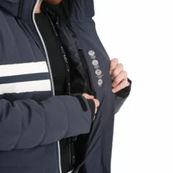 CMP, 31W0137 Ski-jas Heren Titanio Grijs -XUEFENG EXTREME OUTFIT cmp 31w0137 aa jas gevoerd heren titanio grijs 22cmpxx123v3 BI 12