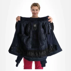 CMP, 31W0196F Ski-jas Dames Blauw -XUEFENG EXTREME OUTFIT cmp 31w0196f aa jas gevoerd dames blauw 22cmpxx124v5 BI 06