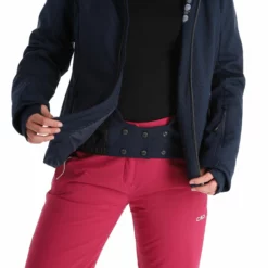 CMP, 31W0196F Ski-jas Dames Blauw -XUEFENG EXTREME OUTFIT cmp 31w0196f aa jas gevoerd dames blauw 22cmpxx124v5 BI 09