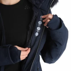 CMP, 31W0196F Ski-jas Dames Blauw -XUEFENG EXTREME OUTFIT cmp 31w0196f aa jas gevoerd dames blauw 22cmpxx124v5 BI 11