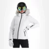 CMP, 31W0196F Ski-jas Dames Wit -XUEFENG EXTREME OUTFIT cmp 31w0196f aa jas gevoerd dames wit 22cmpxx124v3 BI 02