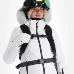 CMP, 31W0196F Ski-jas Dames Wit -XUEFENG EXTREME OUTFIT cmp 31w0196f aa jas gevoerd dames wit 22cmpxx124v3 BI 05