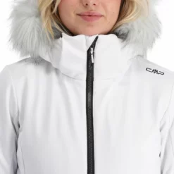 CMP, 31W0196F Ski-jas Dames Wit -XUEFENG EXTREME OUTFIT cmp 31w0196f aa jas gevoerd dames wit 22cmpxx124v3 BI 07