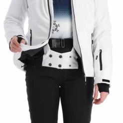 CMP, 31W0196F Ski-jas Dames Wit -XUEFENG EXTREME OUTFIT cmp 31w0196f aa jas gevoerd dames wit 22cmpxx124v3 BI 09
