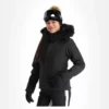 CMP, 31W0196F Ski-jas Dames Zwart -XUEFENG EXTREME OUTFIT cmp 31w0196f aa jas gevoerd dames zwart 22cmpxx124v4 BI 02