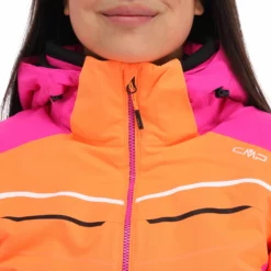 CMP, 31W0216 Ski-jas Dames Flamingo Fluo Oranje -XUEFENG EXTREME OUTFIT cmp 31w0216 aa jas gevoerd dames flamingo fluo oranje 22cmpxx125v5 BI 07