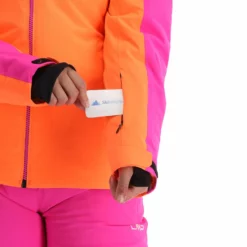 CMP, 31W0216 Ski-jas Dames Flamingo Fluo Oranje -XUEFENG EXTREME OUTFIT cmp 31w0216 aa jas gevoerd dames flamingo fluo oranje 22cmpxx125v5 BI 08