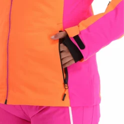 CMP, 31W0216 Ski-jas Dames Flamingo Fluo Oranje -XUEFENG EXTREME OUTFIT cmp 31w0216 aa jas gevoerd dames flamingo fluo oranje 22cmpxx125v5 BI 11
