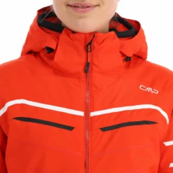 CMP, 31W0216 Ski-jas Dames Grenadine Rood -XUEFENG EXTREME OUTFIT cmp 31w0216 aa jas gevoerd dames grenadine rood 22cmpxx125v4 BI 10