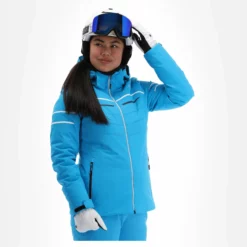 CMP, 31W0216 Ski-jas Dames Turquioise Blauw -XUEFENG EXTREME OUTFIT cmp 31w0216 aa jas gevoerd dames turquioise blauw 22cmpxx125v3 BI 04