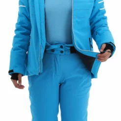 CMP, 31W0216 Ski-jas Dames Turquioise Blauw -XUEFENG EXTREME OUTFIT cmp 31w0216 aa jas gevoerd dames turquioise blauw 22cmpxx125v3 BI 09
