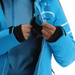 CMP, 31W0216 Ski-jas Dames Turquioise Blauw -XUEFENG EXTREME OUTFIT cmp 31w0216 aa jas gevoerd dames turquioise blauw 22cmpxx125v3 BI 12