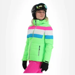 CMP, 31W0246 Ski-jas Dames Apple Fluo Groen -XUEFENG EXTREME OUTFIT cmp 31w0246 aa jas gevoerd dames apple fluo groen 22cmpxx127v1 BI 04