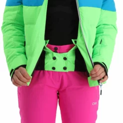 CMP, 31W0246 Ski-jas Dames Apple Fluo Groen -XUEFENG EXTREME OUTFIT cmp 31w0246 aa jas gevoerd dames apple fluo groen 22cmpxx127v1 BI 09