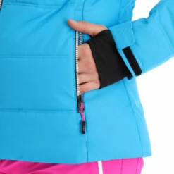 CMP, 31W0246 Ski-jas Dames Turquioise Blauw -XUEFENG EXTREME OUTFIT cmp 31w0246 aa jas gevoerd dames turquioise blauw 22cmpxx127v2 BI 12