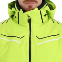 CMP, 31W0307 Ski-jas Heren Acid Groen -XUEFENG EXTREME OUTFIT cmp 31w0307 aa jas gevoerd heren acid groen 22cmpxx128v2 BI 07