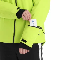 CMP, 31W0307 Ski-jas Heren Acid Groen -XUEFENG EXTREME OUTFIT cmp 31w0307 aa jas gevoerd heren acid groen 22cmpxx128v2 BI 08