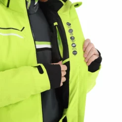 CMP, 31W0307 Ski-jas Heren Acid Groen -XUEFENG EXTREME OUTFIT cmp 31w0307 aa jas gevoerd heren acid groen 22cmpxx128v2 BI 12