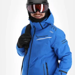 CMP, 31W0307 Ski-jas Heren Royal Blauw -XUEFENG EXTREME OUTFIT cmp 31w0307 aa jas gevoerd heren royal blauw 22cmpxx128v3 BI 05