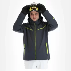 CMP, 31W0307 Ski-jas Heren Titanio Grijs -XUEFENG EXTREME OUTFIT cmp 31w0307 aa jas gevoerd heren titanio grijs 22cmpxx128v1 BI 04