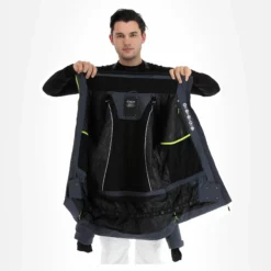 CMP, 31W0307 Ski-jas Heren Titanio Grijs -XUEFENG EXTREME OUTFIT cmp 31w0307 aa jas gevoerd heren titanio grijs 22cmpxx128v1 BI 06