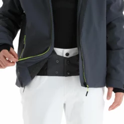 CMP, 31W0307 Ski-jas Heren Titanio Grijs -XUEFENG EXTREME OUTFIT cmp 31w0307 aa jas gevoerd heren titanio grijs 22cmpxx128v1 BI 12