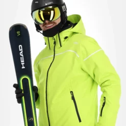 CMP, 31W0317 Ski-jas Heren Acid Groen -XUEFENG EXTREME OUTFIT cmp 31w0317 aa jas gevoerd heren acid groen 22cmpxx129v3 BI 05