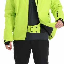 CMP, 31W0317 Ski-jas Heren Acid Groen -XUEFENG EXTREME OUTFIT cmp 31w0317 aa jas gevoerd heren acid groen 22cmpxx129v3 BI 09
