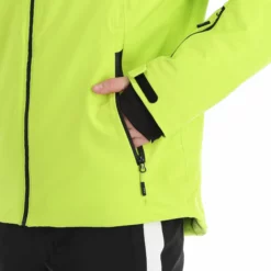 CMP, 31W0317 Ski-jas Heren Acid Groen -XUEFENG EXTREME OUTFIT cmp 31w0317 aa jas gevoerd heren acid groen 22cmpxx129v3 BI 11