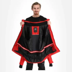 CMP, 31W0317 Ski-jas Heren Ferrari Rood -XUEFENG EXTREME OUTFIT cmp 31w0317 aa jas gevoerd heren ferrari rood 22cmpxx129v5 BI 06