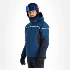 CMP, 31W0317 Ski-jas Heren Marine Blauw -XUEFENG EXTREME OUTFIT cmp 31w0317 aa jas gevoerd heren marine blauw 22cmpxx129v2 BI 04