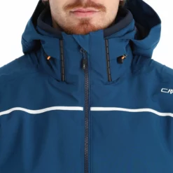 CMP, 31W0317 Ski-jas Heren Marine Blauw -XUEFENG EXTREME OUTFIT cmp 31w0317 aa jas gevoerd heren marine blauw 22cmpxx129v2 BI 07
