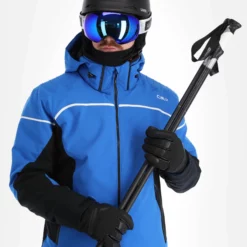 CMP, 31W0317 Ski-jas Heren Royal Blauw -XUEFENG EXTREME OUTFIT cmp 31w0317 aa jas gevoerd heren royal blauw 22cmpxx129v1 BI 05